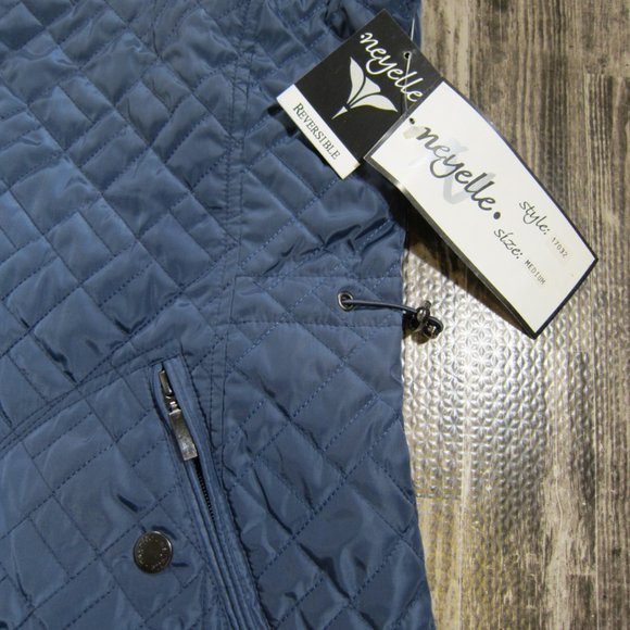 NWT Women's Reversible Quilt to Microboa Vest - Picture 4 of 9